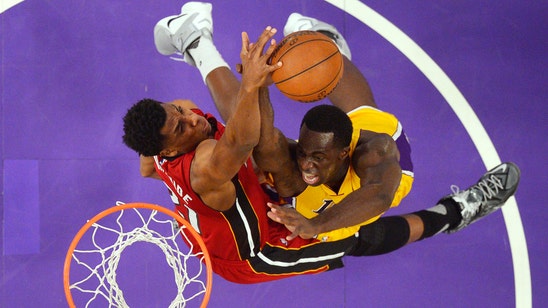 Double-doubles from Dwyane Wade, Hassan Whiteside not enough for Heat in OT loss to Lakers