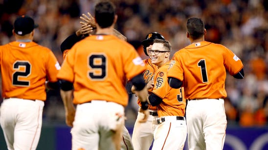 PHOTOS: Giants rookies dress up in maid outfits for team flight