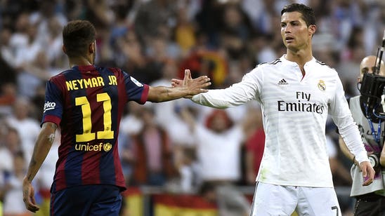 Neymar scored almost twice as many goals as Ronaldo at 24