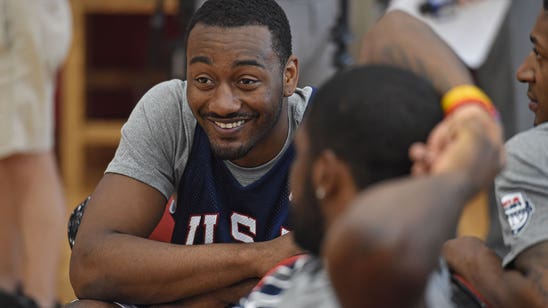John Wall referees Special Olympics basketball game