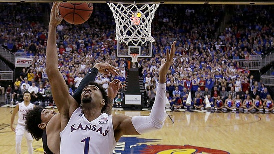 Lawson's double-double sparks KU to 63-60 win over New Mexico State