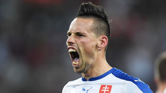 Hamsik guides Slovakia to Group B victory over Russia