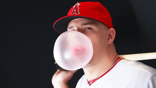 Watch: Astros' Orbit gets Mike Trout to sign autograph using...a trout?