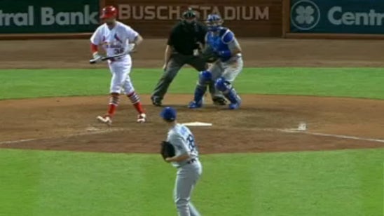 Everyone thought this pitch was strike three -- except for the umpire