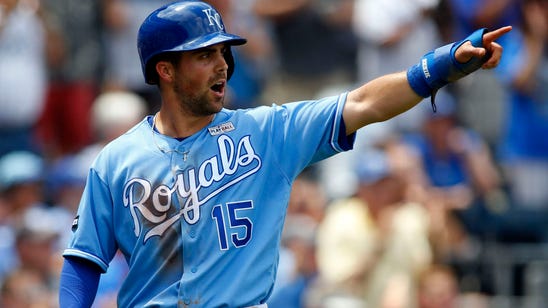 Merrifield's streak reaches 18 games as Royals defeat Indians 12-5