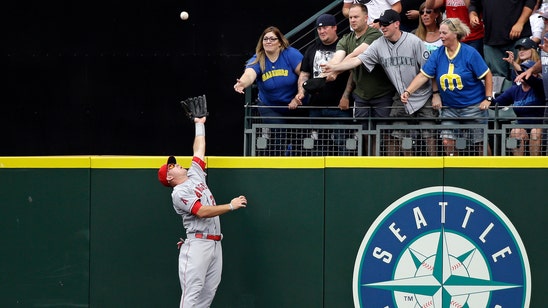 Mike Trout wasn't going to gift this grand slam on his birthday