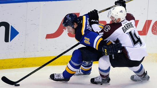 Blues outshoot Avalanche by 25 but lose 3-1