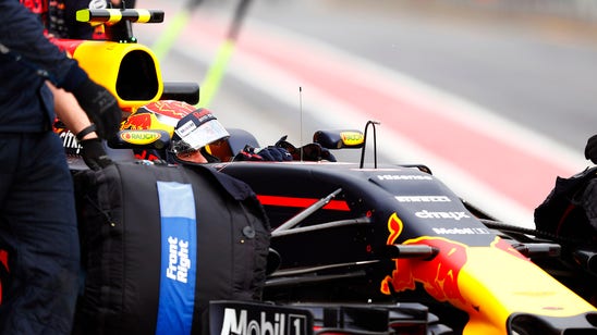 Trip across grass ends Max Verstappen's day early