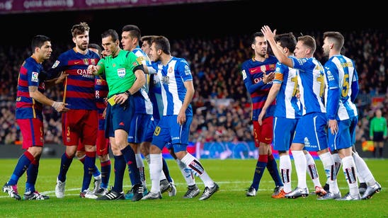 Barcelona boss Enrique likens Espanyol's 'tough' tactics to NFL