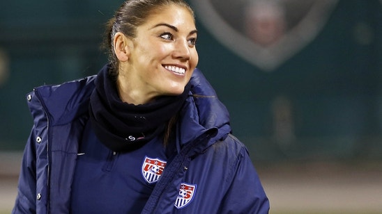 Hope Solo gets emotional after having USWNT contract terminated (Video)