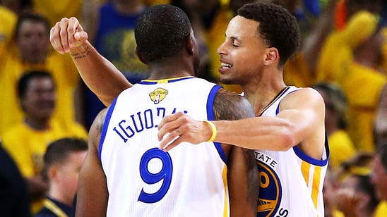 Andre Iguodala lets everyone know when he beats Steph Curry in golf