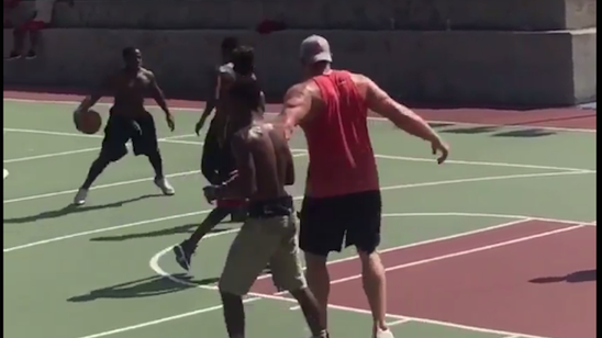 J.J. Watt dropped jaws by showing up at Houston pick-up basketball games