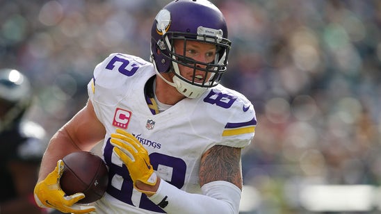 Kyle Rudolph has the most perfect cleats for the Vikings' Christmas Eve game