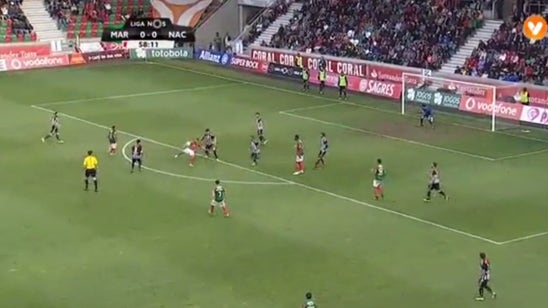 Puskas contender! Portuguese player nets flabbergasting volley