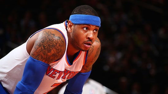 Report: Carmelo Anthony angry over Phil Jackson's draft moves