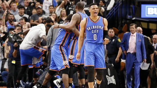Thunder survive wild Game 2 finish to even series with Spurs