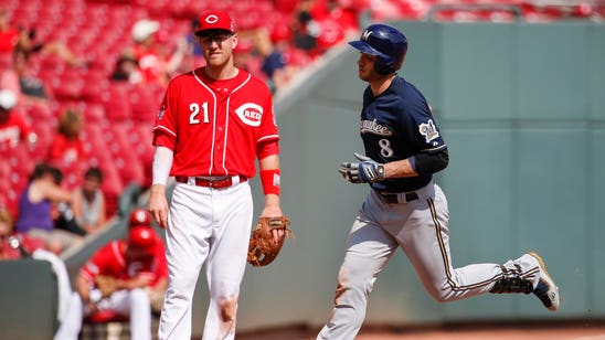 Brewers' sweep foiled by Reds