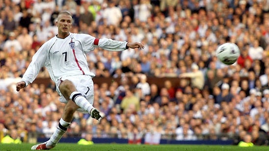 David Beckham's 5 most memorable free kick goals