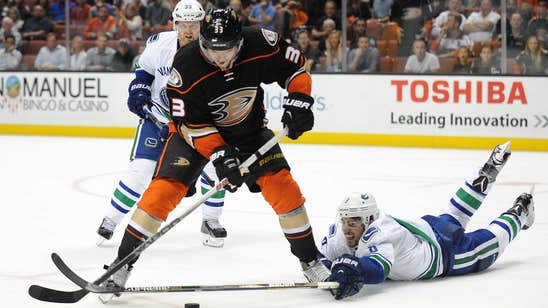 Canucks spoil Ducks' home opener with 2-1 shootout win