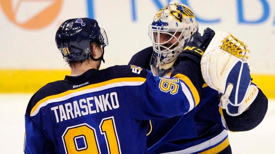 Blues beat Rangers 3-2, go to 3-0 for fourth time in franchise history