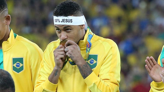 Neymar got himself another tattoo to celebrate Brazil's Olympic gold medal win