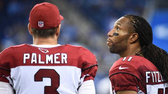 WATCH: Larry Fitzgerald even catches passes from Lions quarterbacks