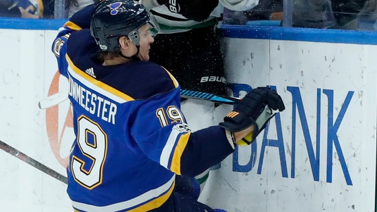 Blues place Bouwmeester on IR, activate Hutton