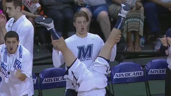 WATCH: Monmouth bench at it again, this time with jousting