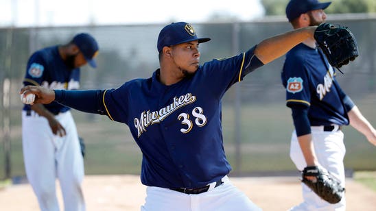 Brewers pitcher Peralta struggles in 7-5 loss to Royals split squad
