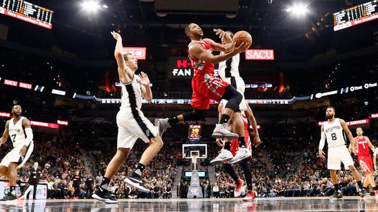 Harden's triple-double leads Rockets past Spurs, 101-99