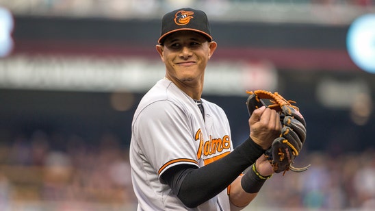 Machado makes great play in first career start at shortstop