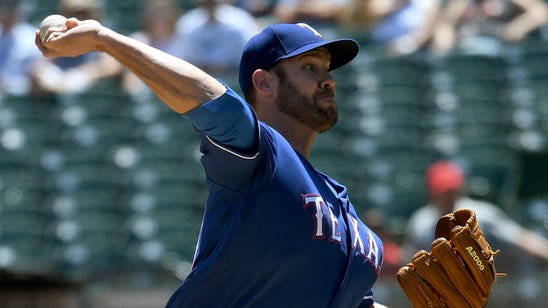 Rangers' Colby Lewis takes no-hitter into ninth, settles for 5-1 win over A's