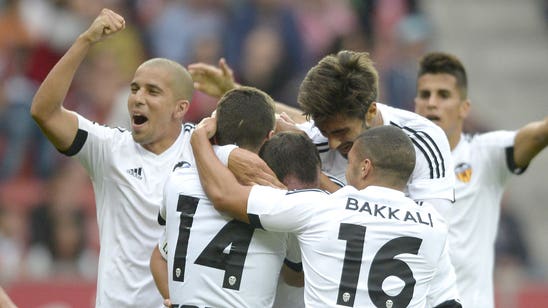 Alcacer's late winner leads Valencia past Sporting; Betis top Sociedad