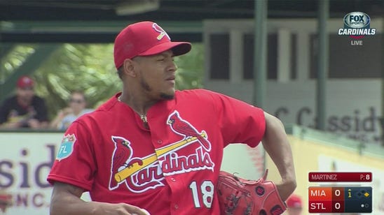 Martinez throws five strong innings in Cardinals' 4-1 win over Miami