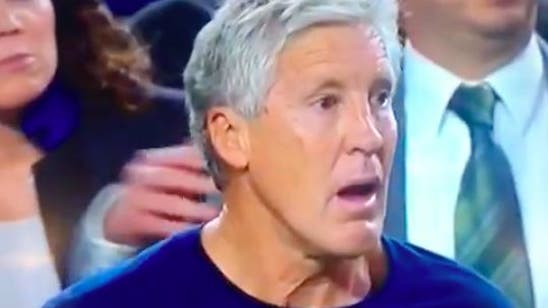 Pete Carroll's reaction to Steven Hauschka's missed OT kick is priceless (Video)