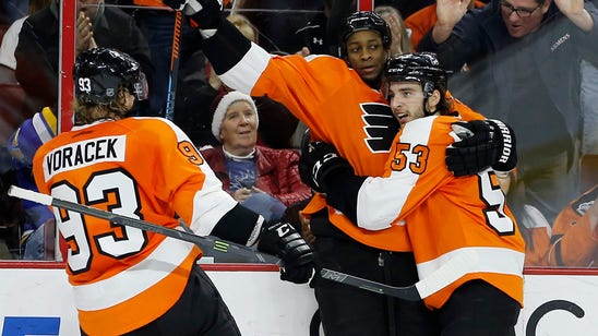 Flyers' Simmonds embraces team's new rallying cry: 'No panic'