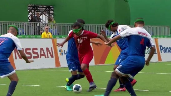 Visually impaired soccer player scores incredible solo goal at Rio Paralympics