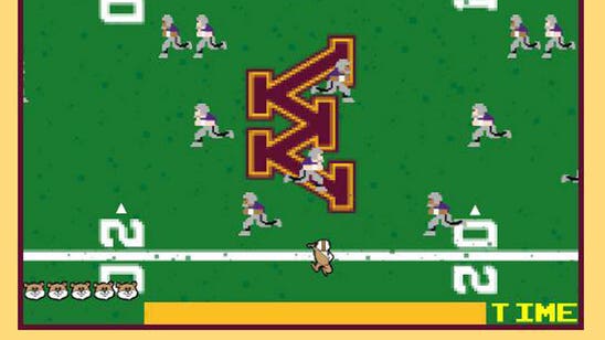 Gophers game puts arcade skills to work helping Goldy score TDs