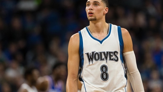 Zach LaVine nails 360 dunk from near free throw line (Video)