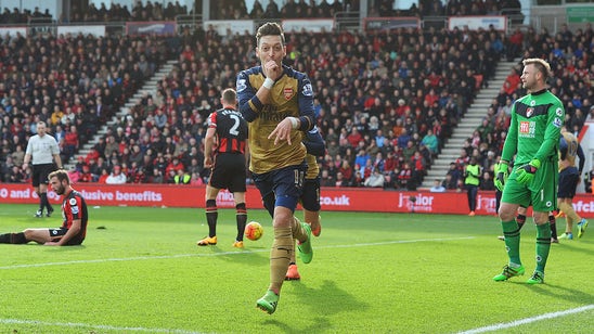 Arsenal move up to third with win at Bournemouth