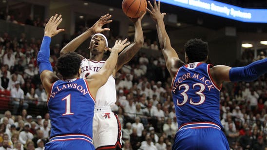 Texas Tech's three-point barrage overwhelms Kansas in 91-62 loss