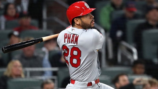 Pham homers in return to majors as Cardinals defeat Braves 10-0