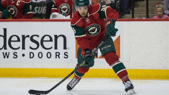 Wild's Dumba asks permission from Len Boogaard for number change