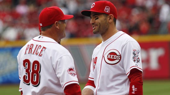 WATCH: Joey Votto reaches base in 48th straight game, ties team record