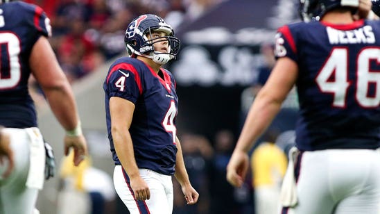 Report: Texans bringing in kickers with Bullock struggling