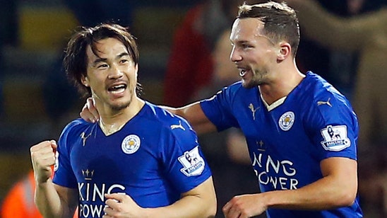 Okazaki's bicycle kick leads Leicester over Newcastle