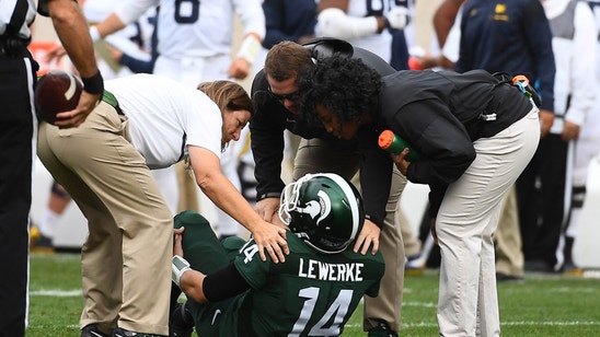Michigan State Football: Brian Lewerke could miss time with knee injury