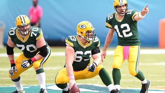 Packers offensive line gets starting five back just in time