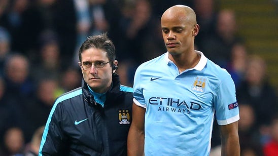 Man City boss Pellegrini in dark over Vincent Kompany injury woes
