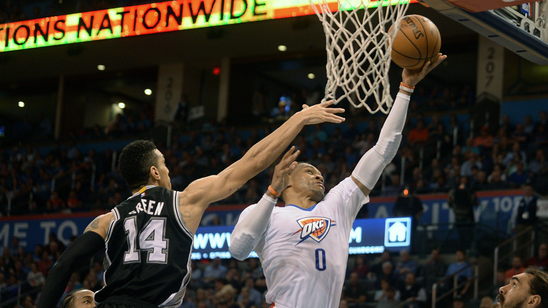 Westbrook has another triple-double, Thunder beat Spurs